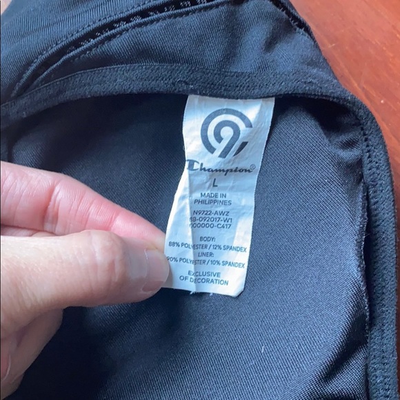 C9 by Champion Black Sports Bra, Large - Picture 4 of 4